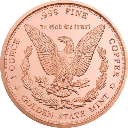 Morgan Dollar Copper Round, 1 oz.