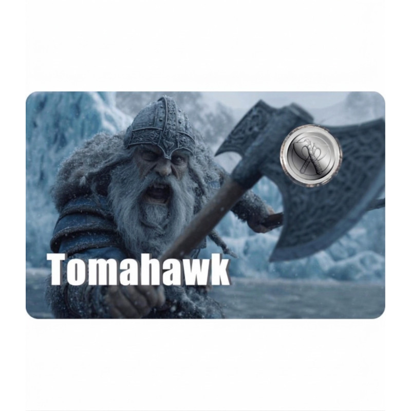 Platinum Coin in the Tomahawk 2026 Card, 1/500 oz Platinum Coin in the Tomahawk 2026 Card, 1/500 oz