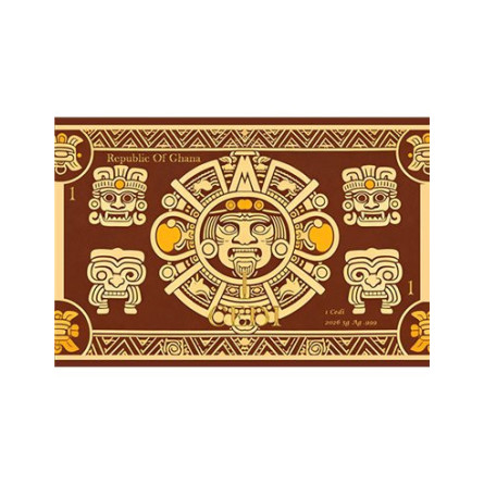 Aztec 2026 Silver Banknote, 5g, Front