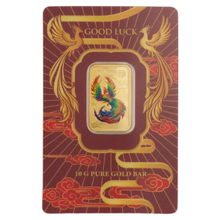 Золотий зливок «Фенікс» PAMP, 10 г