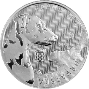 Dalmatiner Hund 2021, 1oz - awers