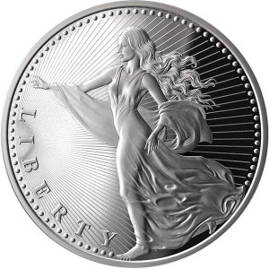 1000 SATOSHI LIBERTY, VEREINIGTE KRYPTO-STAATEN rewers
