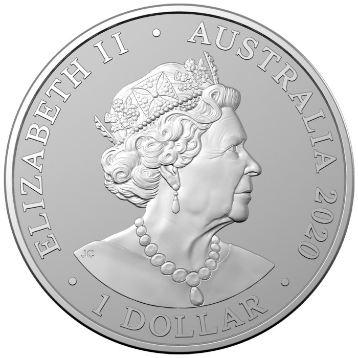Australia Zoo Silver Coin: 2020 Sumatran Tiger, 1 oz - obverse