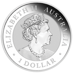 Australischer Wombat 2022 Silbermünze, 1 Unze - Rückseite