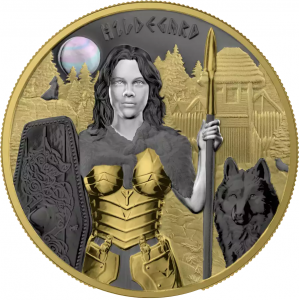 Valkyries Silver Coin: Hildegard 2022, 1 oz reverse