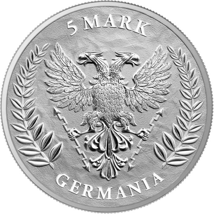 Srebrna Moneta Germania 2022, 1 uncja awers