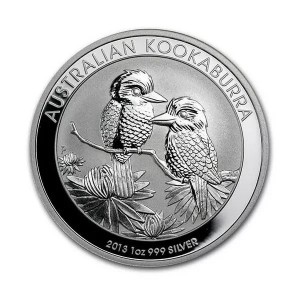 Australische Kookaburra Silbermünze 2013 - Rückseite