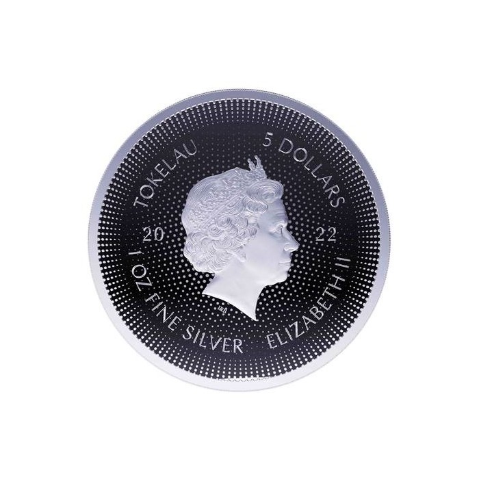 Tokelau Icon Silver Coin: Marilyn Monroe 2022, 1 oz - obverse.