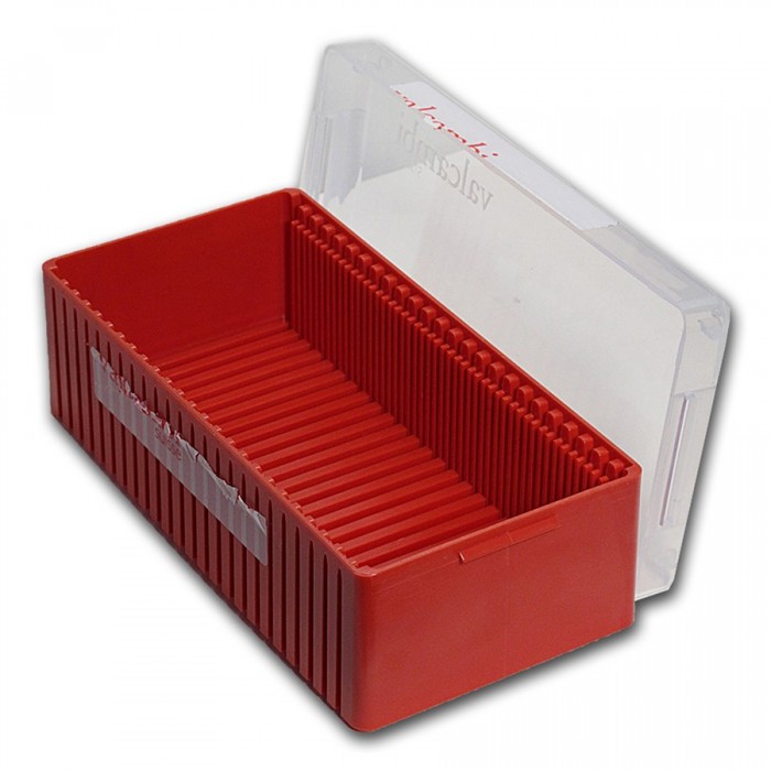 Box for Valcambi gold bars open