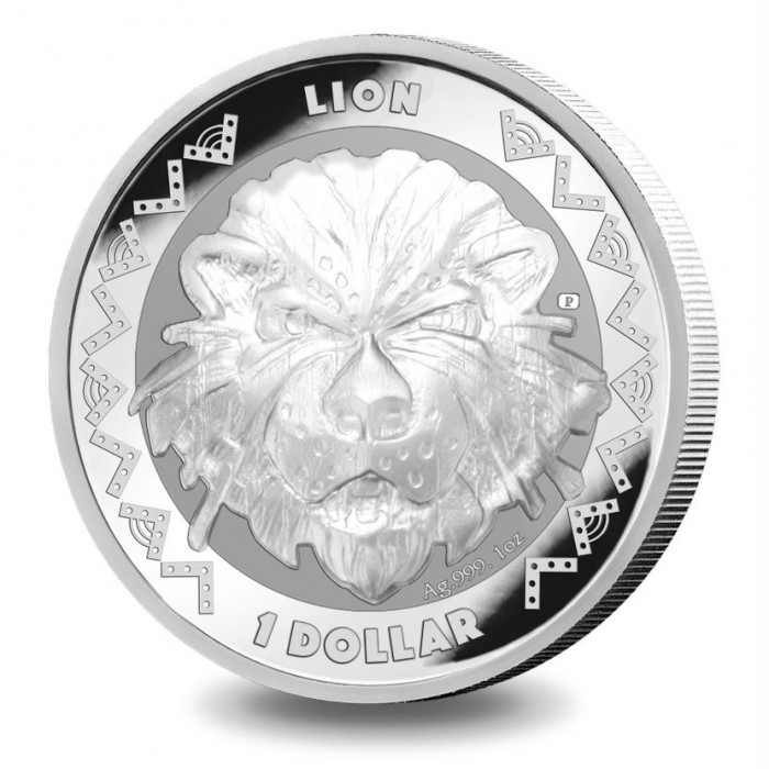 Srebrna Moneta Sierra Leone, Big Five: Lion 2022, 1 uncja rewers Srebrna Moneta Sierra Leone, Big Five: Lion 2022, 1 uncja rewers