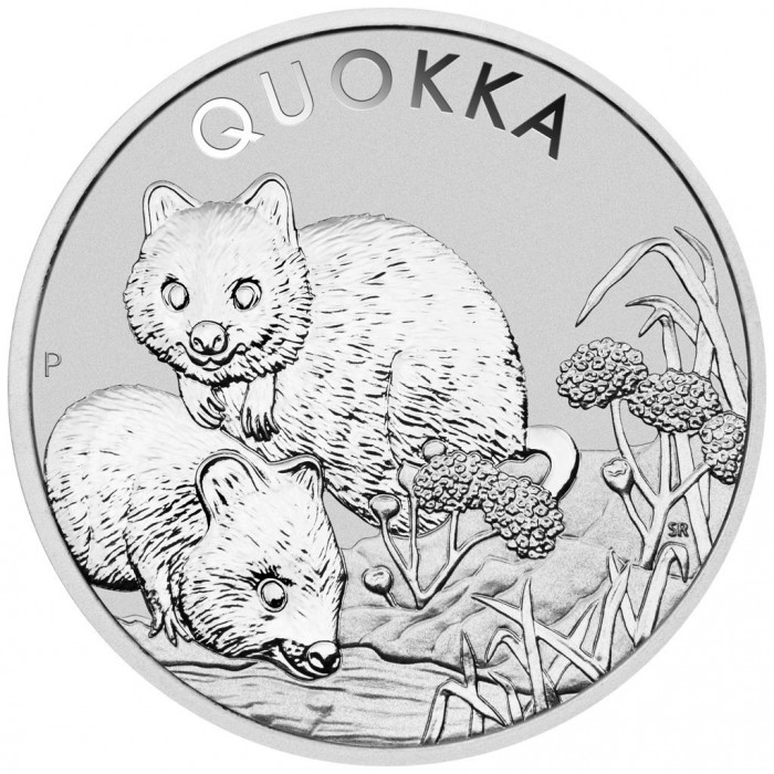 Срібна монета Quokka 2022, 1 унція. Срібна монета Quokka 2022, 1 унція.