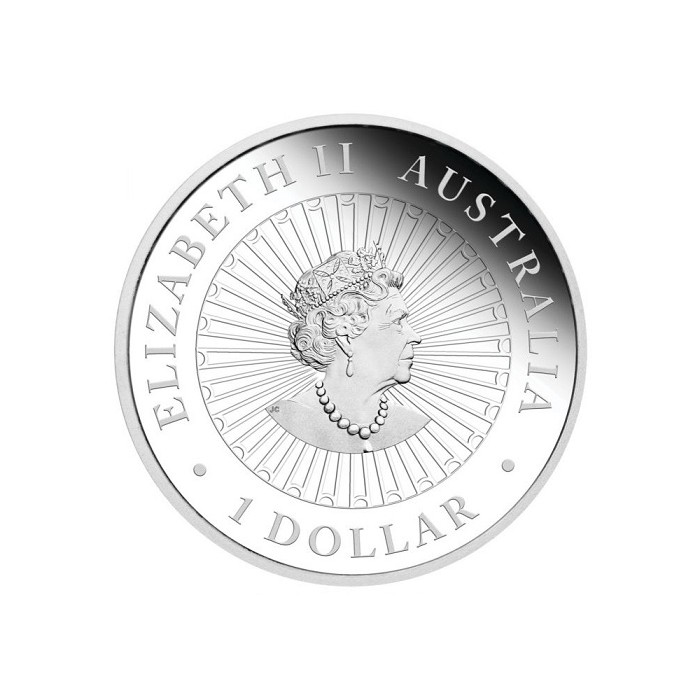 Srebrna Moneta Great Southern Land 2021 Proof, 1 uncja - awers Srebrna Moneta Great Southern Land 2021 Proof, 1 uncja - awers