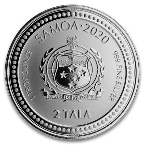 Samoa Serpent of Milan 2020 Silbermünze 1 oz - Vorderseite