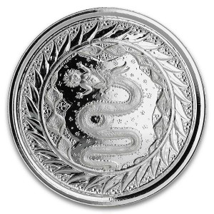 Silbermünze Samoa Serpent of Milan 2020 1 oz- Rückseite