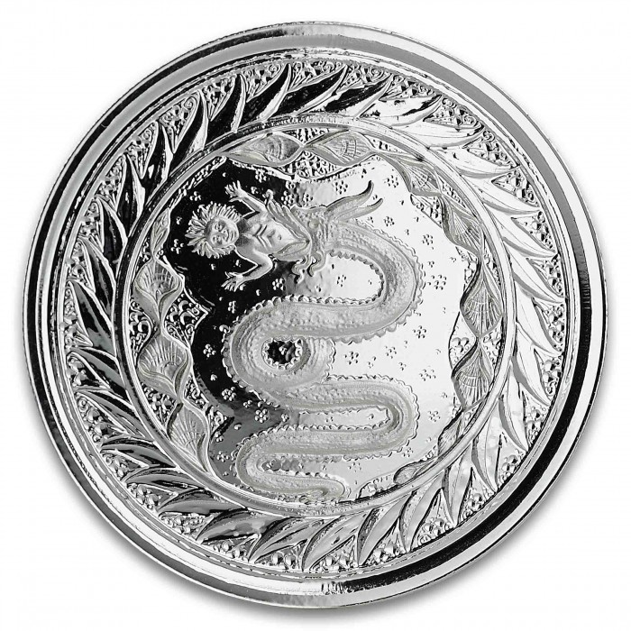 Silver Coin Samoa Serpent of Milan 2020 1 ounce-reverse