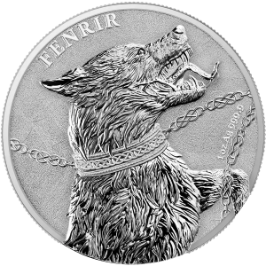 Germania Mint Fenrir Silbermünze, 1 oz Reverse