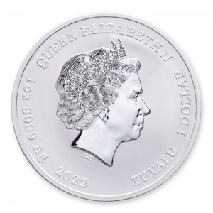 Moneta Götter des Olymps: Aphrodite 2022, 1 uncja - rewers