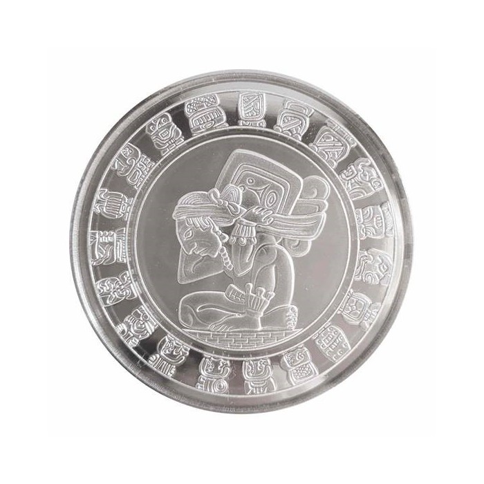 Maya-Kalender-Silbermünze, Samoa 2022, 1 Unze Reverse Maya-Kalender-Silbermünze, Samoa 2022, 1 Unze Reverse