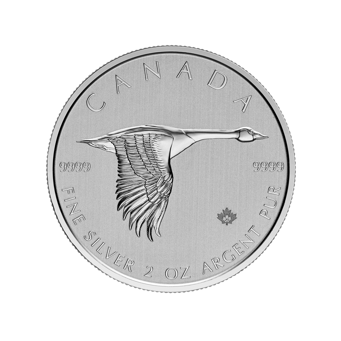 Canada Goose 2oz 2020 - reverse side