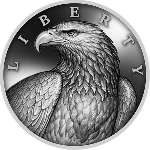 Srebrna Moneta Vereinigte Krypto-Staaten: Liberty Eagle 2022, 1 uncja - rewers