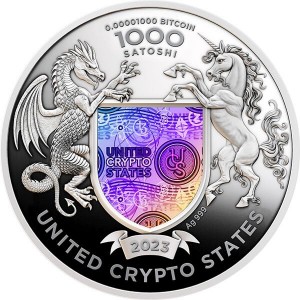 Srebrna Moneta Vereinigte Krypto-Staaten: Liberty Eagle 2022, 1 uncja - rewers