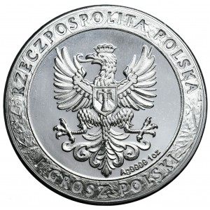 Silber Husaren BU Medaille, 1 Unze - Rückseite