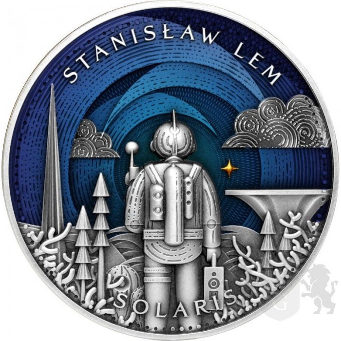 Stanislaw Lem Silver Coin: Solaris 2022, 2 oz.