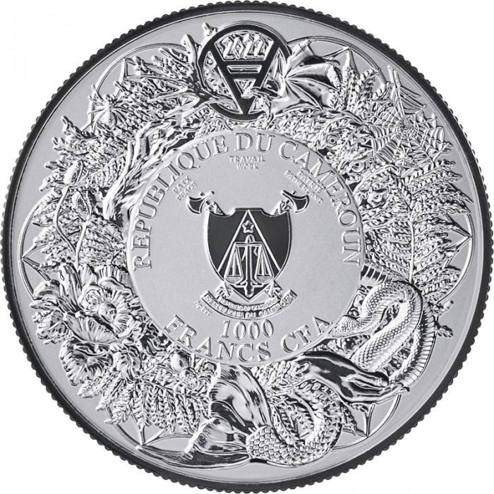 Silbermünze Slavic Beasts - Rusalka 2023, 2 Unzen Vorderseite Silbermünze Slavic Beasts - Rusalka 2023, 2 Unzen Vorderseite