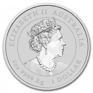 Silver Lunar III Coin: Year of the Mouse 2020, 1 ounce - reverse side