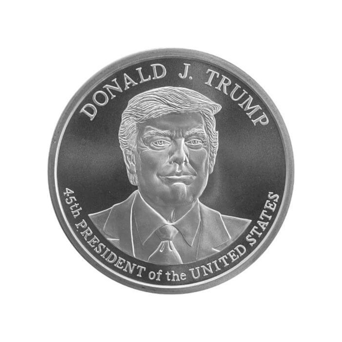 Donald J. Trump Silver Round, 1 oz. Donald J. Trump Silver Round, 1 oz.