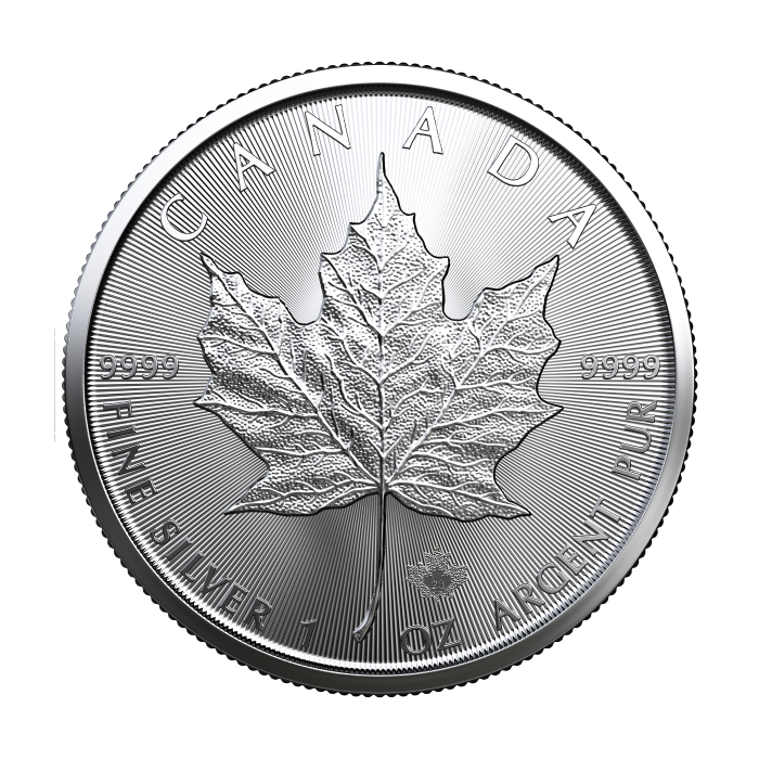 2023 Kanadische Maple Leaf Silbermünze, 1 oz Reverse