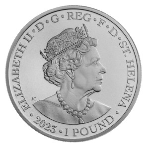 Srebrna Coin Faerie Queene: Una & Redcrosse 2023, 1 uncja rewers