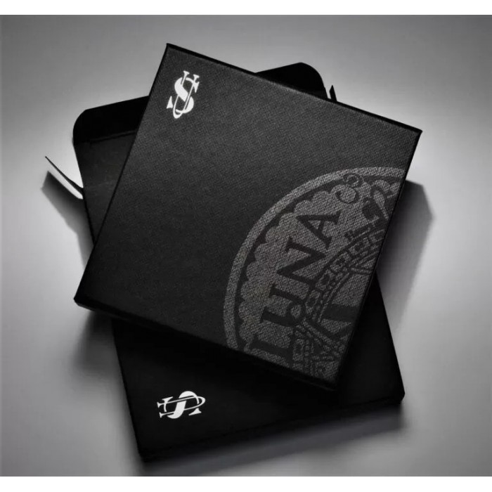 Srebrny Medal Luna Antique Gold, 1 uncja - box3