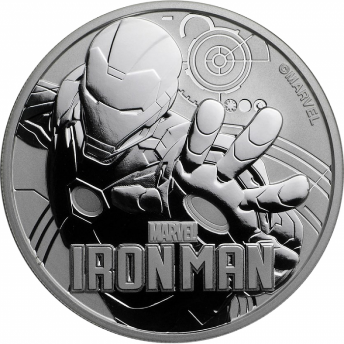 Marvel Series Iron Man 2018 1oz - rewers