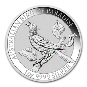 Srebrna Moneta Birds of Paradise 2019 Manucodia 1 oz