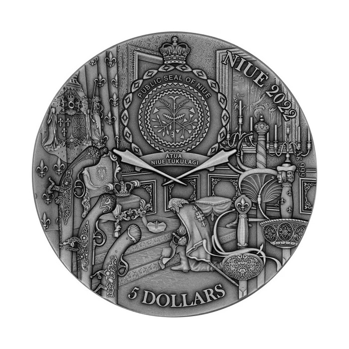 Srebrna Moneta Three Musketeers: D'Artagnan 2022, 2 uncje - awers