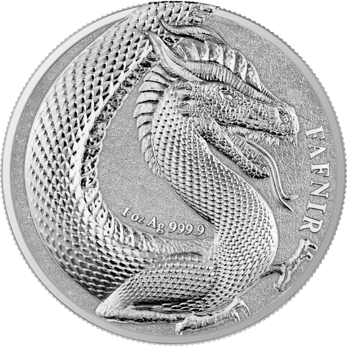 Münze Germania Fafnir 1 oz Silbermünze Münze Germania Fafnir 1 oz Silbermünze