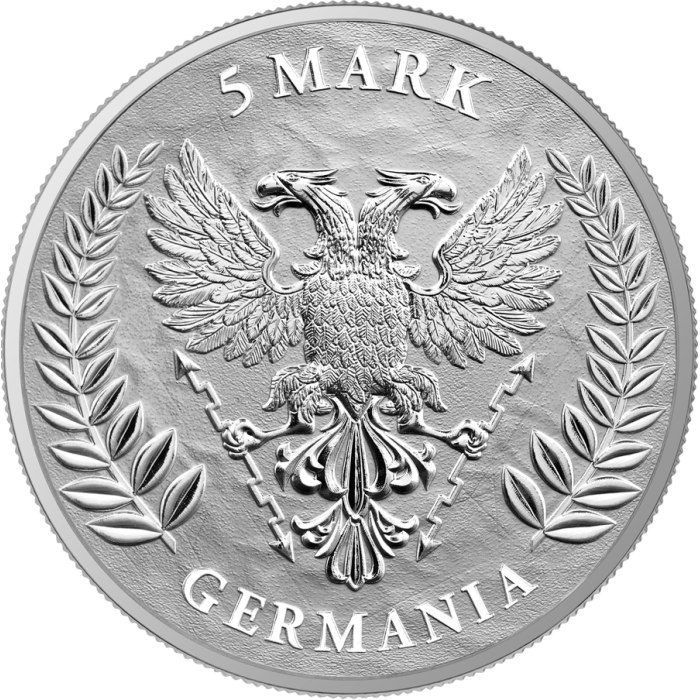 Silbermünze Germania 2023, 1 Unze - Vorderseite