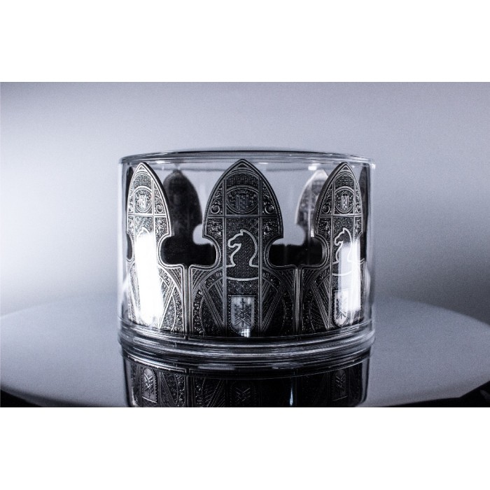 Kapsel do numizmatów Chess Crown Set - KOMSCO