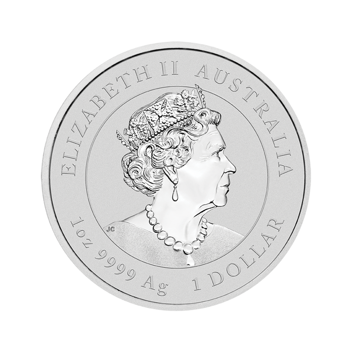 Mondjahr des Ochsen 2021, 1oz - awers
