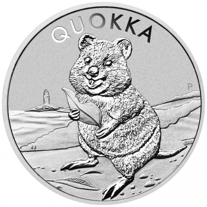 Quokka, 1oz - Rückseite Quokka, 1oz - Rückseite