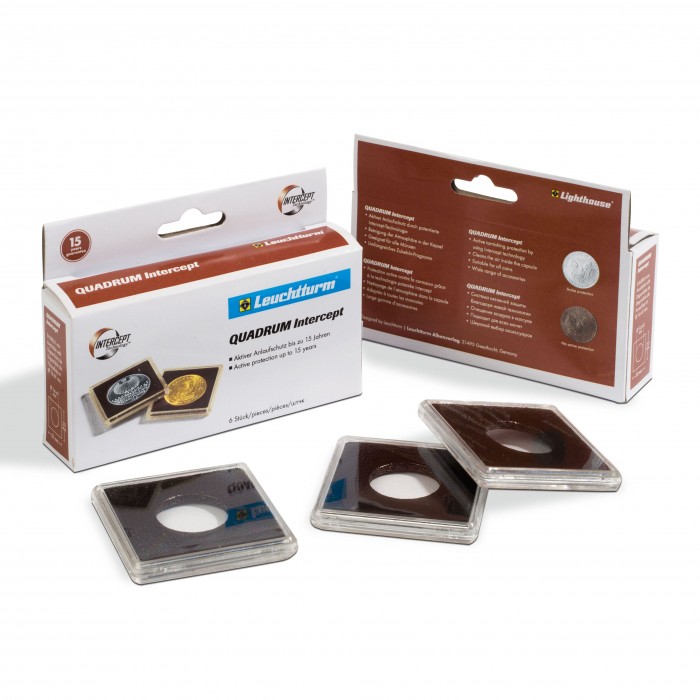 Kapsle QUADRUM Leuchtturm Ultra Intercept 41mm - 6 szt. Kapsle QUADRUM Leuchtturm Ultra Intercept 41mm - 6 szt.