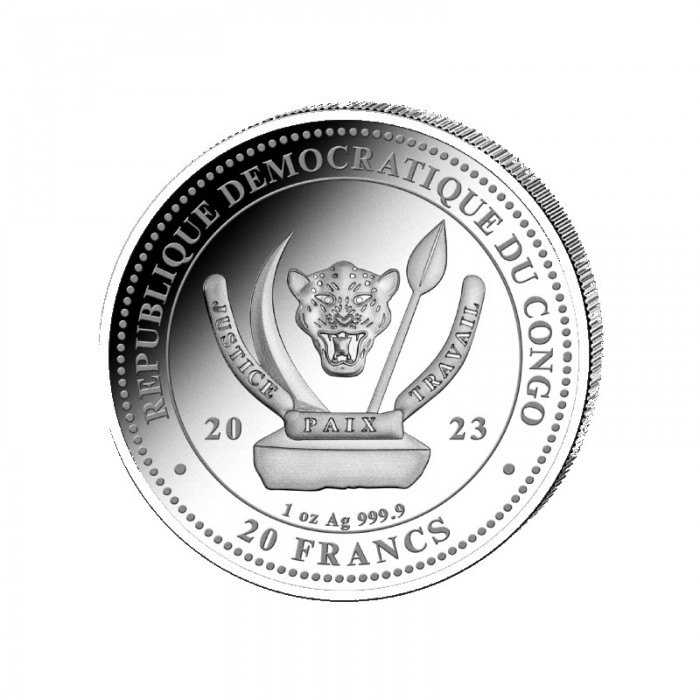 Srebrna Moneta World‘s Wildlife: The Ray 2023, 1 uncja - awers Srebrna Moneta World‘s Wildlife: The Ray 2023, 1 uncja - awers