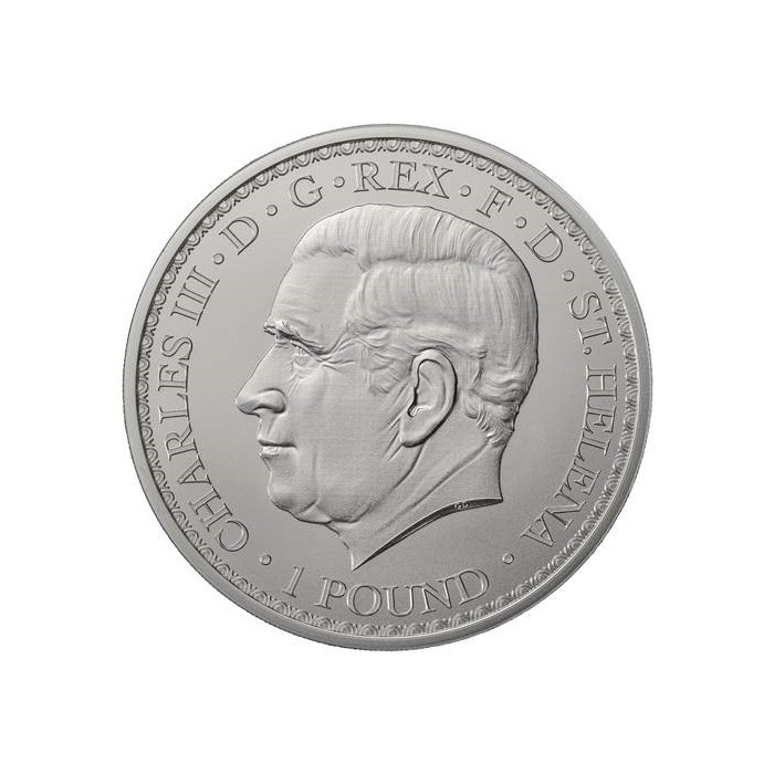 Srebrna moneta Una und der Löwe 2023, 1 uncja awers