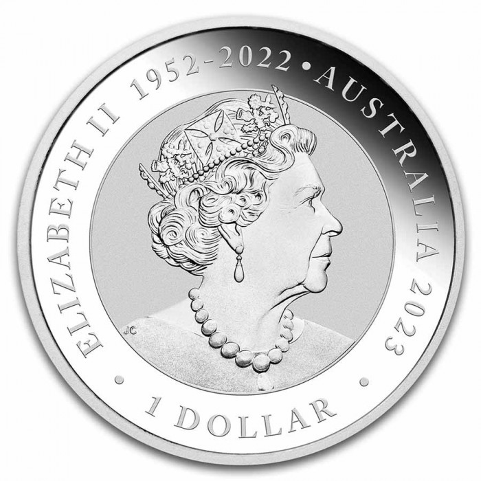 Australian Swan 2023 Silver Coin, 1 oz obverse Australian Swan 2023 Silver Coin, 1 oz obverse