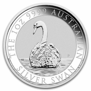 Australian Swan 2023 Silver Coin, 1 ounce reverse