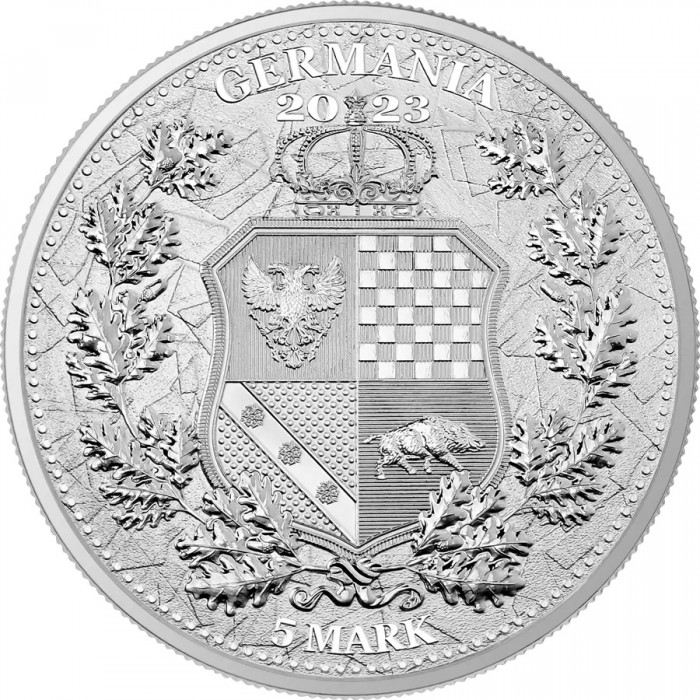 Silver Coin Allegories: Gaul & Germania 2023, 1 oz obverse Silver Coin Allegories: Gaul & Germania 2023, 1 oz obverse
