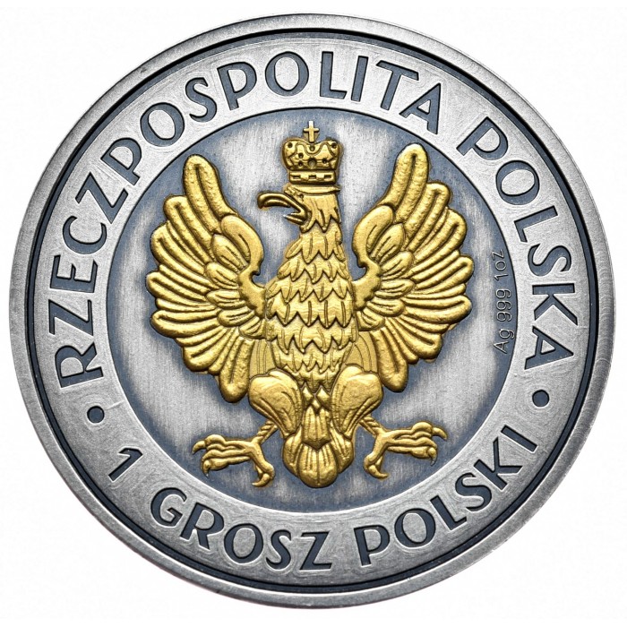 Königin Hedwig Antike Gold Silber Medaille, 1 Unze - Vorderseite Königin Hedwig Antike Gold Silber Medaille, 1 Unze - Vorderseite