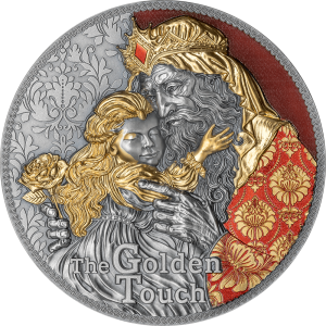 The Golden Touch 2023 Silver Coin, 2 oz (color) - reverse side