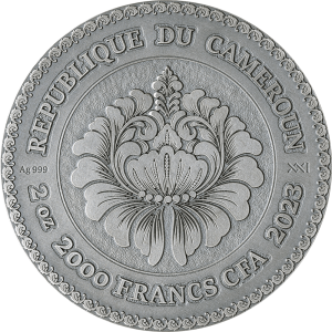 The Golden Touch 2023 Silver Coin, 2 oz (color) - reverse side